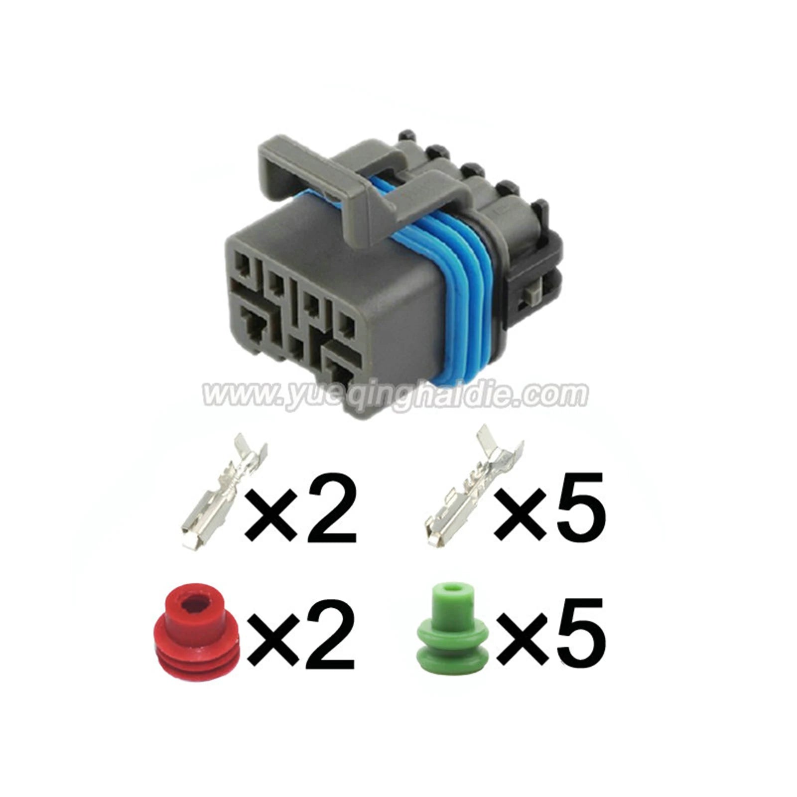 7Pin Connector Waterproof 1.5mm 2.8mm Female Connector Automotive Wiring Harness Cable Plug ABS sensor 12124840