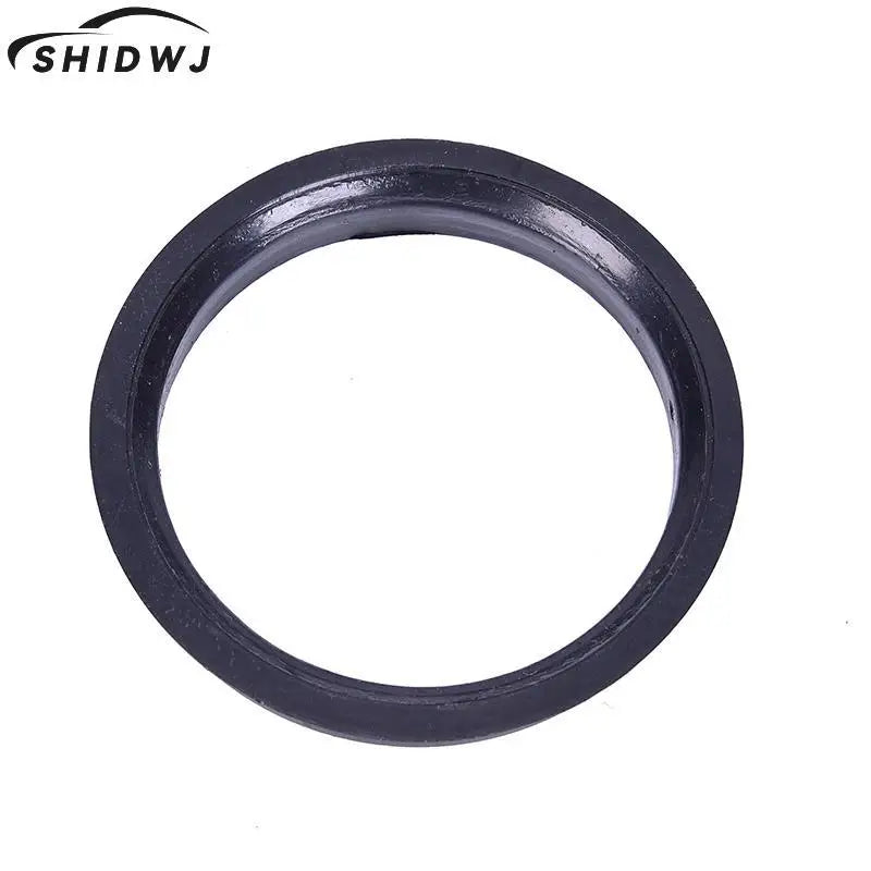1 Set 4 Hub Centric Rings Car Wheel Bore Center Collar 66.6-57.1mm For Cars ID 57.1-mm Black