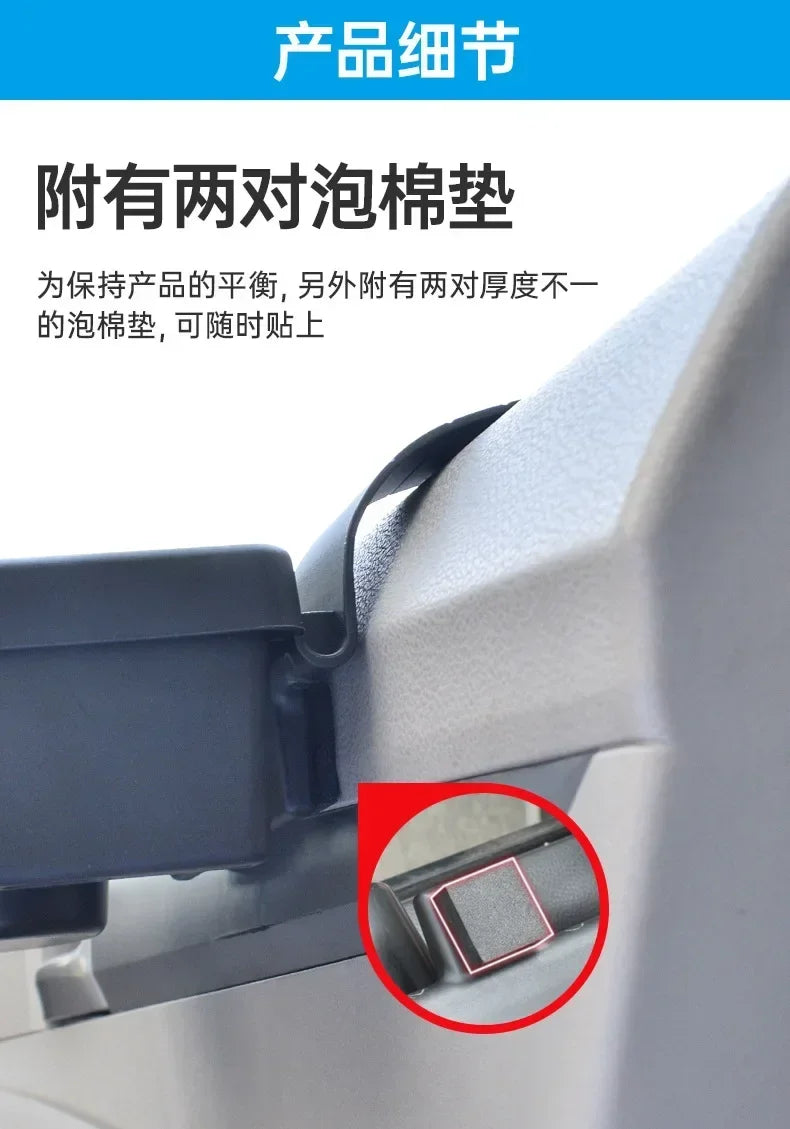 Versatile Car Organizer with Cup Holder Phone Slot Durable Plastic Fits Side Door or Window Ideal for Daily Use Accessories