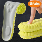 1/2 Pairs 4D Cloud Technologyt High Elasticity Sports Deodorant Insoles for Shoes PU Sole Breathe for Feet Men Running Insole