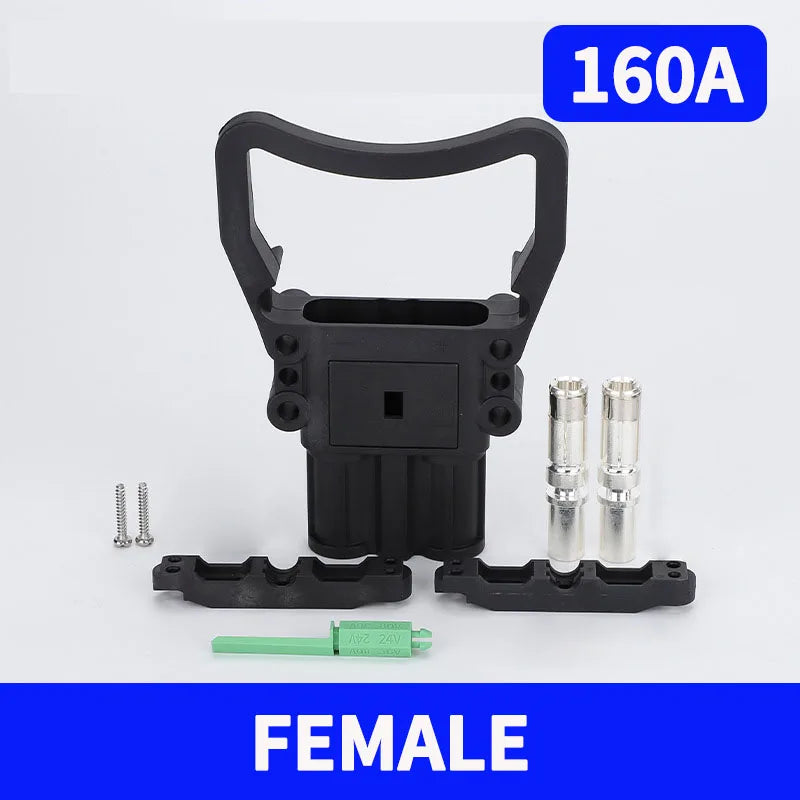 1/5/20 Sets REMA Type Connector 80A 160A 320A Electric Forklift Power High Current Battery Charger Male And Female Plugs Sockets
