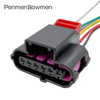 1 Set 6 Pin Car Gas Accelerator Throttle Pedal Electrical Cable Connectors Waterproof Female Male Wire Harness Plug 8K0973706