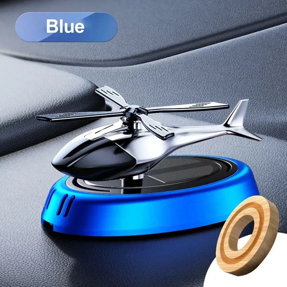Solar Helicopter Car Air Freshener Fragrance Supplies Interior Accessories Novelty Propeller Flavoring Perfume Diffuser Amagi