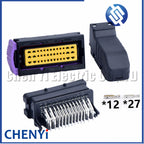 39 Pin ECU Box Aluminum shell auto connector PCB Socket plug car on-board controller panel circuit board connector with Pins