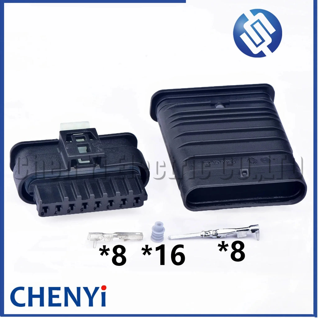 8 Pin Auto waterproof connector female or male Front and rear bumper radar sensor Wire harness Plug 705-365 872-862-521 705-223
