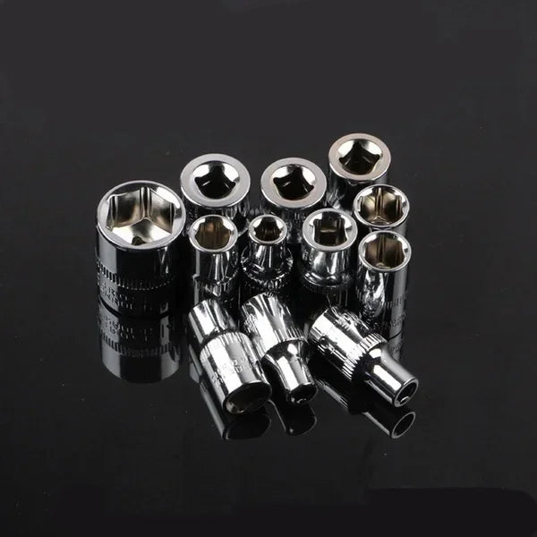 12 Sets of Dafi Complete of Auto Repair Tools Ratchet Socket Wrench Set Car Hardware Box Group Boats Motorcycles Bicycles Amagi