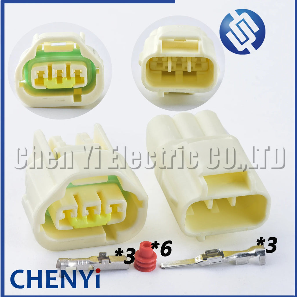 3 Pin car Camshaft Crankshaft Position Sensor connector TPS Sensor plug 7283-4536-40 7283-4535-30 7283-4534-40 for Jeep Chrysler