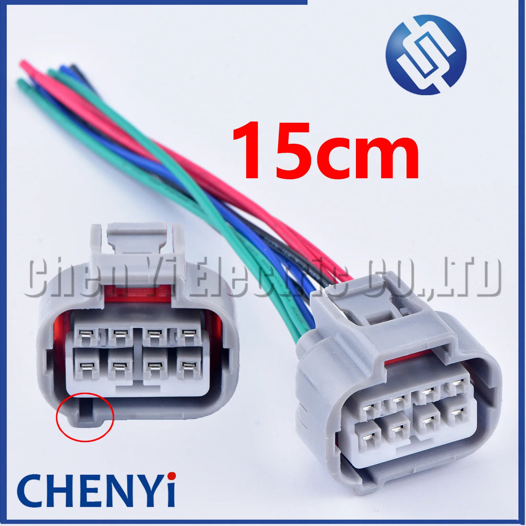 8 Pin Automotive waterproof connector headlight harness assembly plug Socket 90980-10897 90980-10896 7283-1289-40 For Toyota