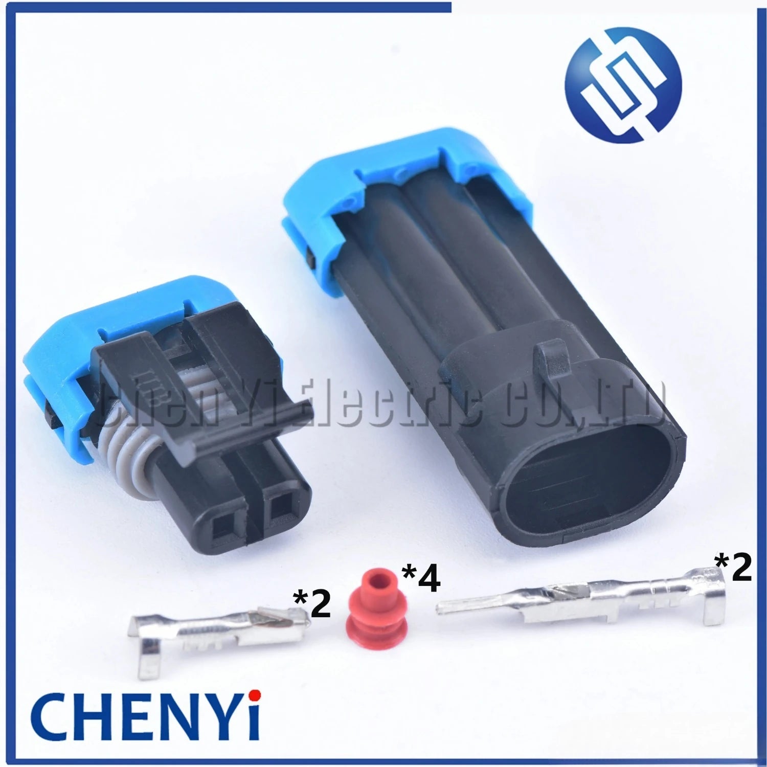 2sets 2 Pin Sealed automotive waterproof connector Male or Female Housing Connector 12052641 12162000