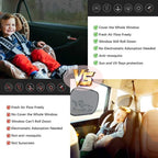 4pcs/set Universal Fit Car Window Sun Shades Premium Breathable Mesh Screen for Optimal Sun Protection and Privacy Covers amagi