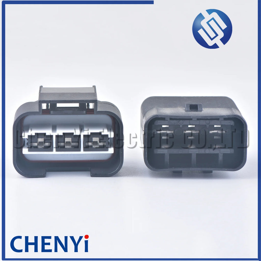 3 Pin 6.3mm series 1743271-2 Female Auto Waterproof Connector Automotive Plug Electric Wire Radiator Fan Harness Socket
