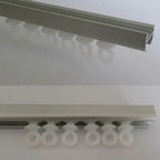 50pcs Plastic Curtain  Track Hook S Runner Fit For  Camper Van  Motorhome  Caravan Boat Home Hanging Curtain Glider Hook
