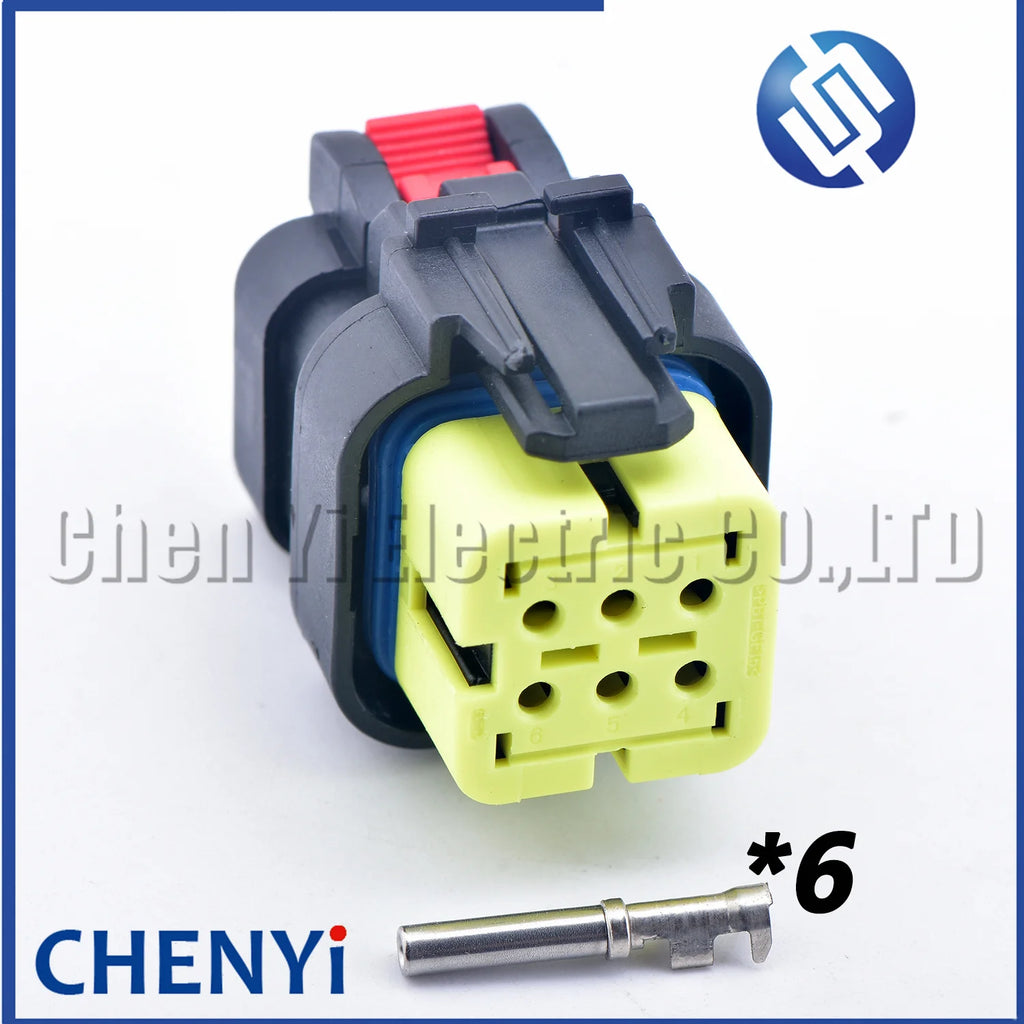 6 Pin Excavator Camshaft sensor plug Oil pressure atmospheric pressure sensor connector 776433-3 776433-2 776433-1 For Carter