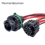 1 Set 7 Pin Car 1718230-1 Circular Truck Tail Light Electrical Cable Connectors Female Male Wire Harness Plug 968421-1 967650-1