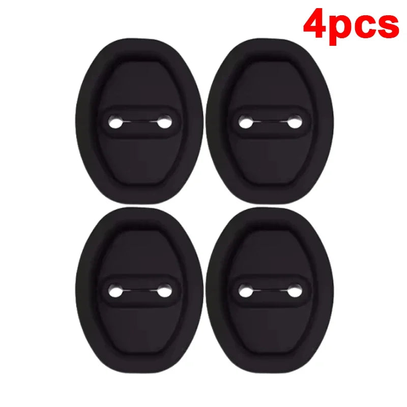 Universal Car Door Closing Shockproof Silicone Cushion Mute Shock Absorber Protective Covers Car Door Latch Accessories 8/1pcs