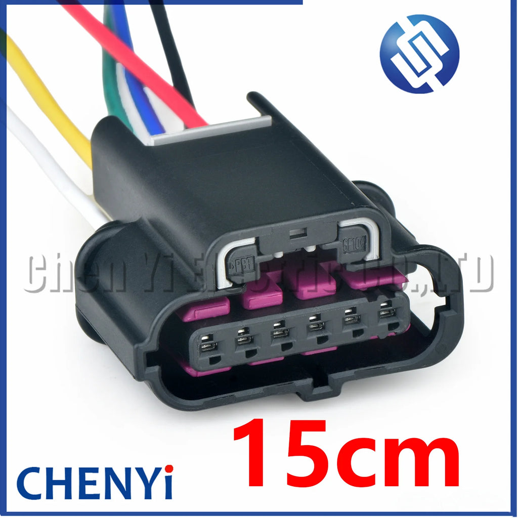 6 Pin Automotive waterproof connector car electronic accelerator pedal Wire harness Plug 1K0973706 1K0 973 706