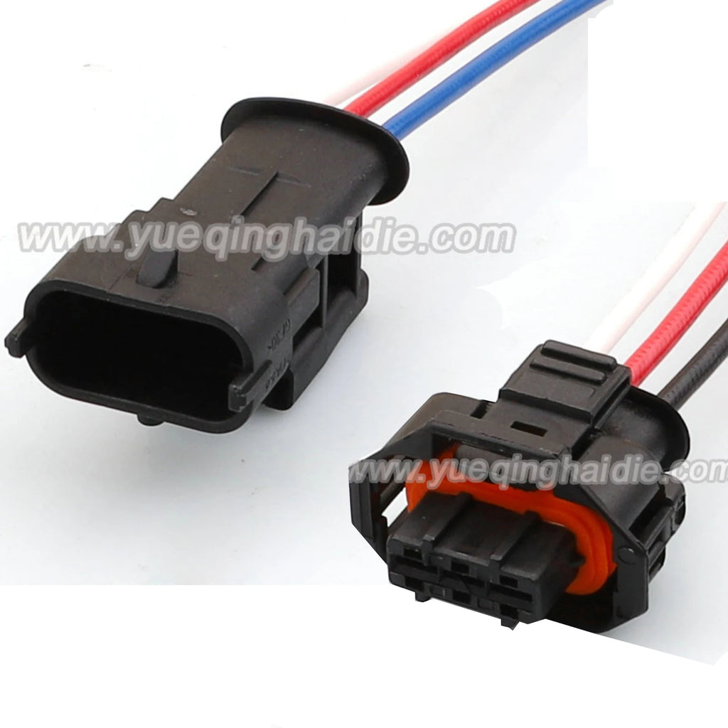 3Pin 1928404227 1928403966 3.5mm Series Waterproof Automotive Connectors MAP Sensor Plug Diesel Injection Pump Plug Cran