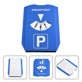 1 Pc Car Parking Disc Timer Clock Arrival Time Display Blue Plastic Portable Parking Time Tools 24 Parking Disc Parking Meters