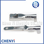 50 Pcs 2.8mm Crimp Pins Spade Connector tin-plated brass Wire Pin DJ611-E2.8A DJ621-E2.8A For Car Automobile Relay Circuit Board