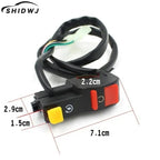 1pc Electric Start Stop On Off Button Kill Starter Switch Motorcycle Dirt ATV Quad Bike On-Off Toggle Switch Push-Button