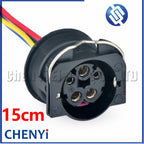5 Pin Automotive waterproof connector Headlight Wire harness plug 8D0971966 With pins For J6 J6P J6L