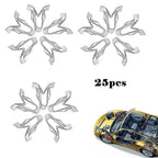 25Pcs Metal Fastener Clips 1/2 X 5/8 Car Retainer Moulding Trim Accessories Dashboard Side Panel Audio Clips