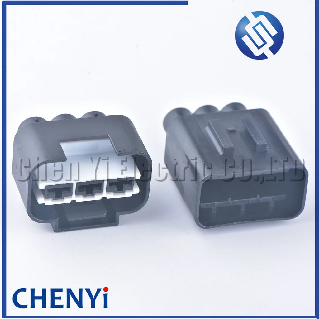 3 Pin 6.3mm series 1743271-2 Female Auto Waterproof Connector Automotive Plug Electric Wire Radiator Fan Harness Socket