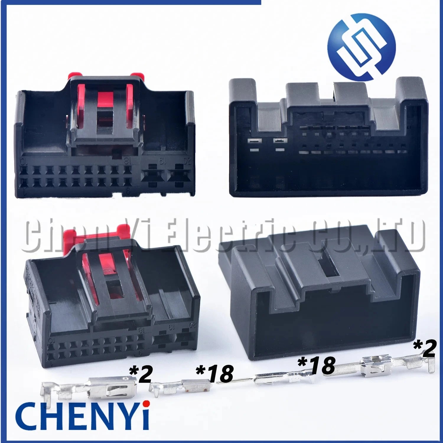 20 Pin Automotive Air Conditioning Controller Door module controller plug Socket 1-1394805-1 1-1394803-1 1K0971975