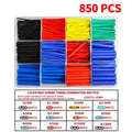 530/560/580/800PCS Heat Shrink Tubing kit 2:1 Shrinkable Wire Shrinking Wrap Tubing Wire Connect Cover Protection