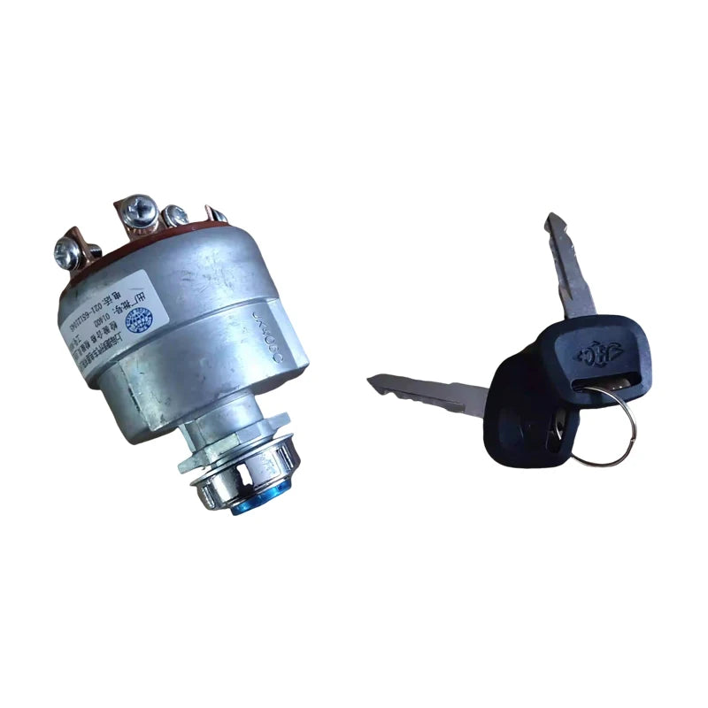 The JK406C preheating start switch is suitable for forklift key switches and Hangcha original factory Earth brand ignition start