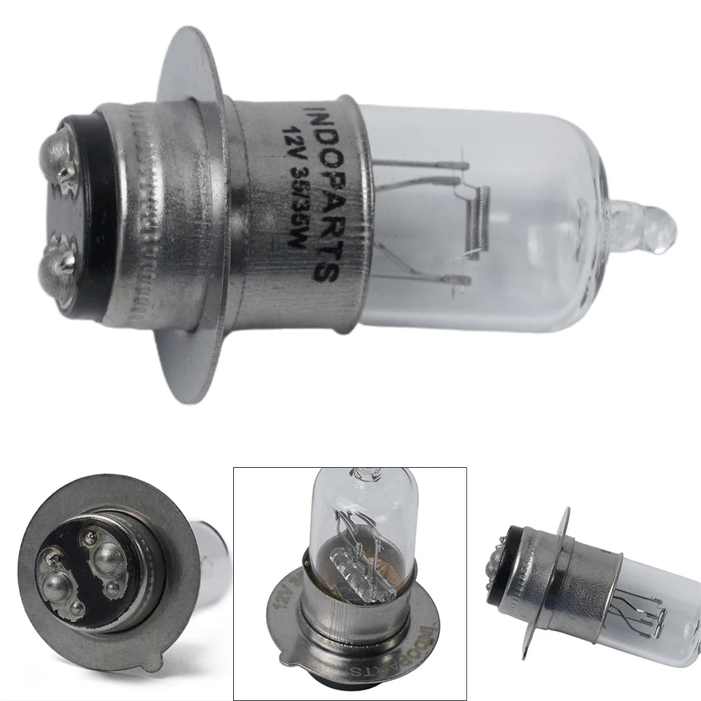35W Motorcycle Headlight Halogen Bulb 12V Halogen Bulb 12V Super Bright H6 T19 P15D Motorcycle Headlight Bulbs Lamp