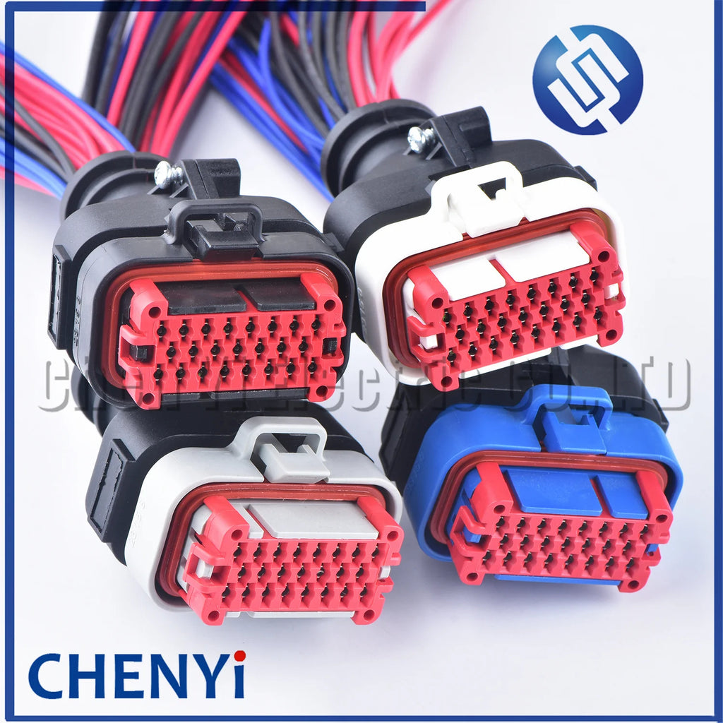 23 Pin Automotive Waterproof EPEC ECU controller Connector PCB board plug 770680-1 770680-2 770680-4 770680-5 with wire