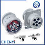 6 Pin 2.5mm series waterproof connector Plug HD16-6-12S-B010 HD10-6-12P HD10-6-12P-L HD10-6-12P-RU HD10-6-12P-AS For DEUTSCH