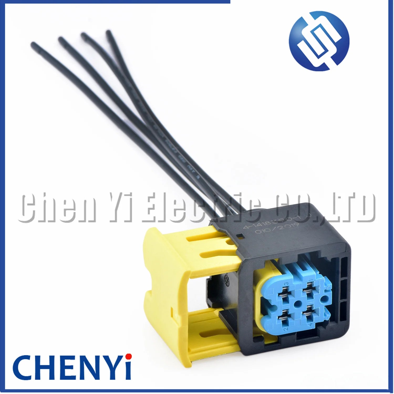 4 Pin New Energy Connector Harness Plug Nitrogen oxygen sensor plug 1-1418390-1 2-1418390-1 3-1418390-1 4-1418390-1 15cm wires