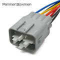 1 Set 8 Pin Car Reversing Radar Assembly PDC Electrical Connectors Wire Harness Plug For 7283-7080-40 7282-7080-40