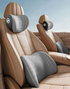 Ergonomic Car Seat Cushion : Memory Foam Headrest, Lumbar Support, And Shoulder Pillow for Enhanced Comfort And Safety Amagi