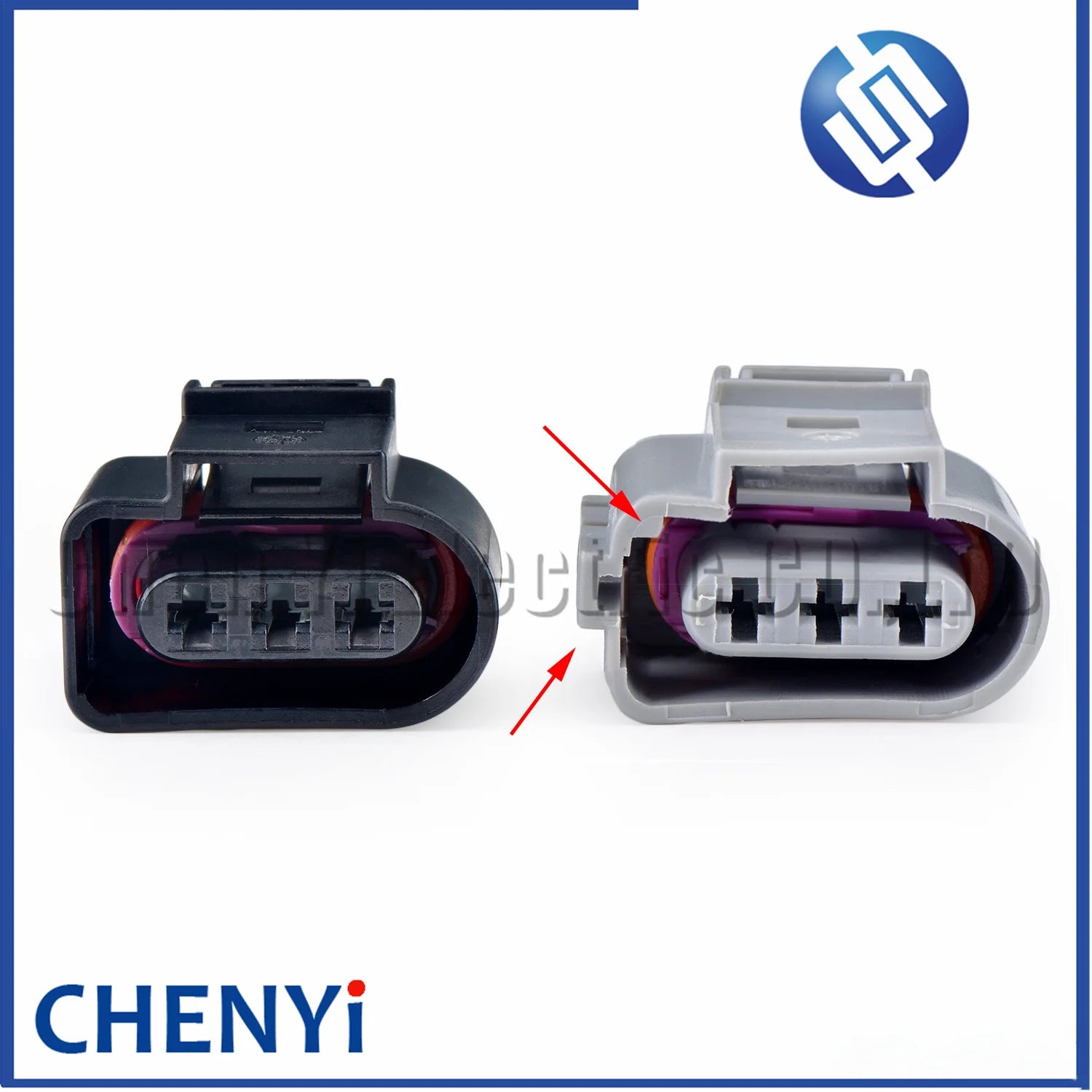 3 Pin 3.5 mm Automotive Fog Lamp Light Socket Crankshaft Sensor Plug 1J0973723G 1J0 973 723G 1J0973723 1J0 973 723