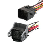 26 Pin Connector Waterproof Series Male Female Connector Cable Plug Motorcycle Electrical Harnesses Wiring Harness 1897013-2