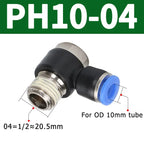 10/50/200PCS Pneumatic Straight Connector BSPT Thread, External Hex Air Hose Fitting 1/8 1/4 3/8 1/2 Inch for Air Compressor