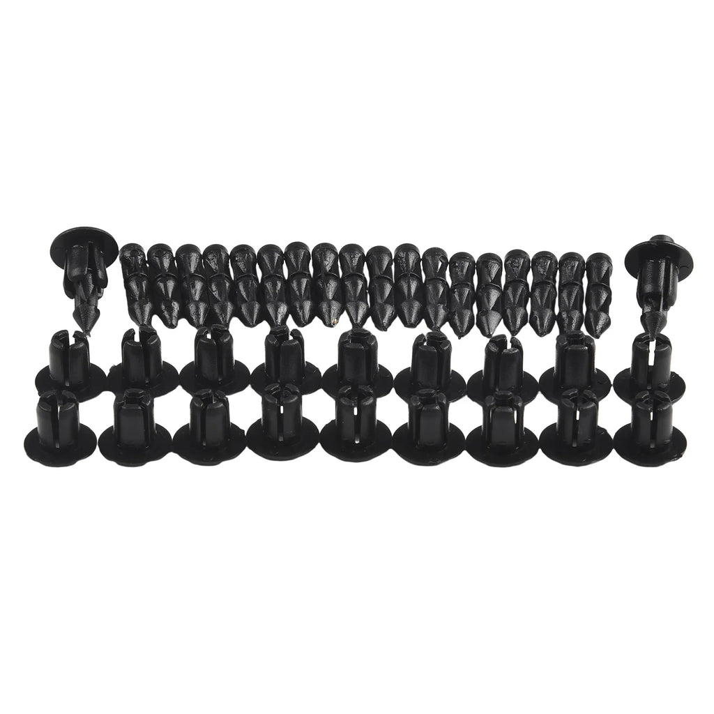 20Pcs 6mm Auto Fastener Clip Mixed Car Body Push Retainer Pin Rivet Plastic Rivet Bike Fairing Trim Clips For Honda For Suzuki