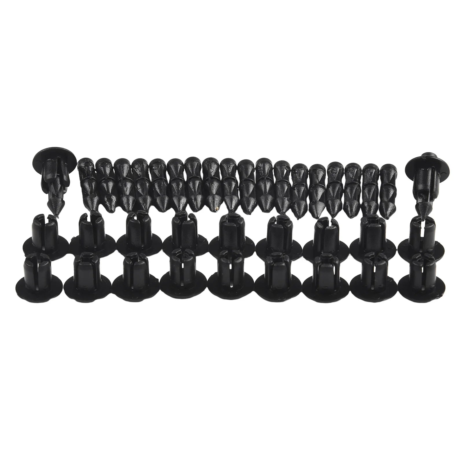 20Pcs 6mm Auto Fastener Clip Mixed Car Body Push Retainer Pin Rivet Plastic Rivet Bike Fairing Trim Clips For Honda For Suzuki