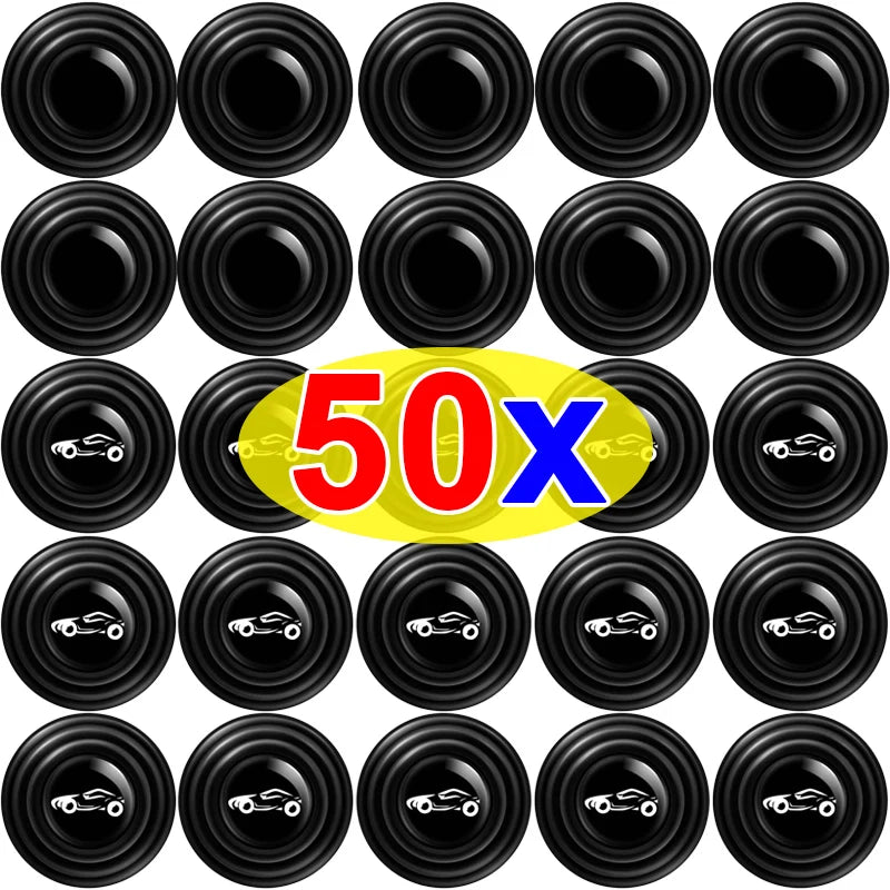 Car Door Shock Absorber Pads Buffer Bumper Anti-collision Shock Absorbing Gasket for Auto Sound Insulation Adhesive Stickers