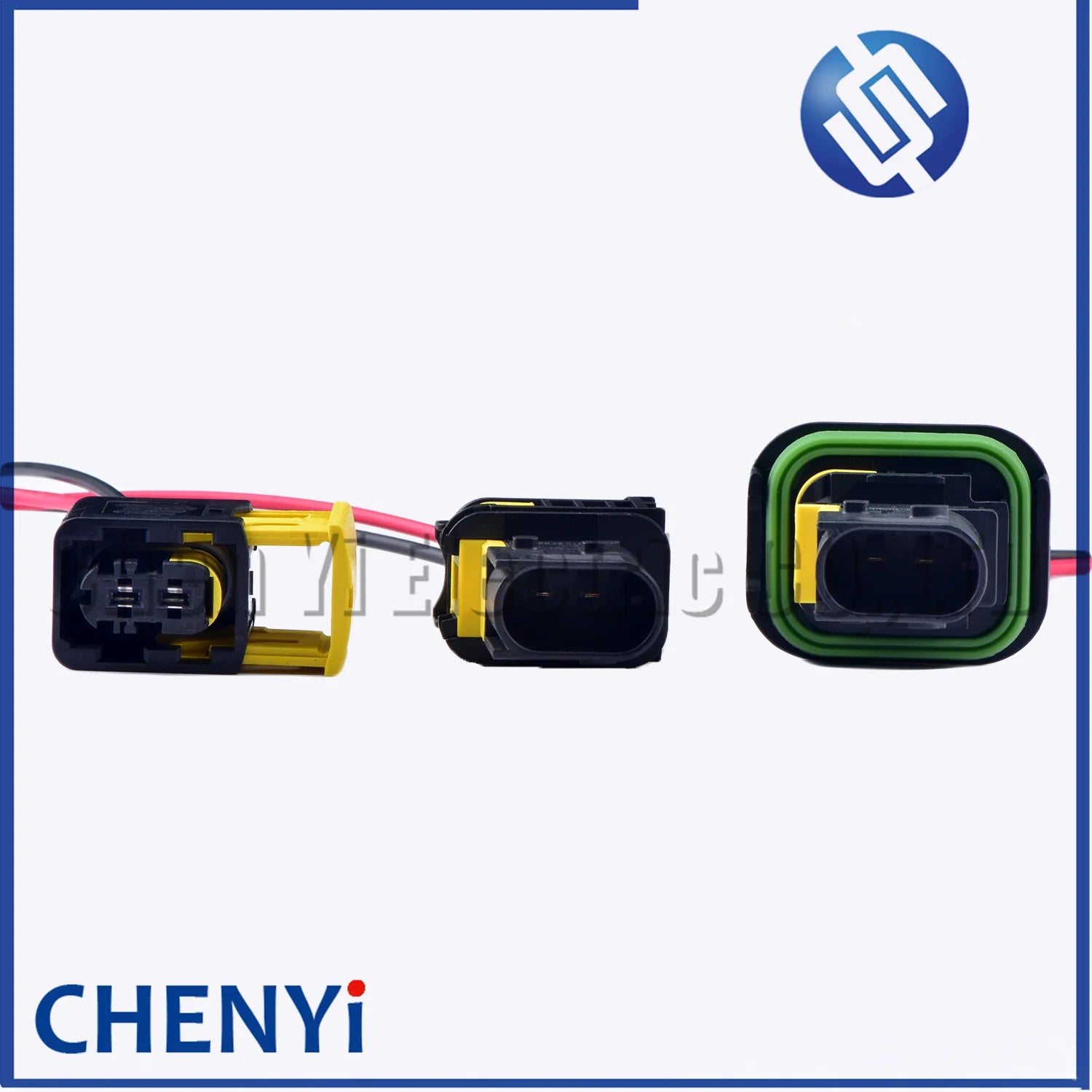 2 Pin Automotive Connector Waterproof Socket Wire harness plug With Rubber Pins 1-1418483-1 1-1703841-1 1-1703839-1 1670150-1