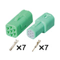 7Pin Connector 0.4mm Male Connector Automobile Wiring Harness Terminal Cable Plug for Honda 917318-4 917319-4 2822343-1