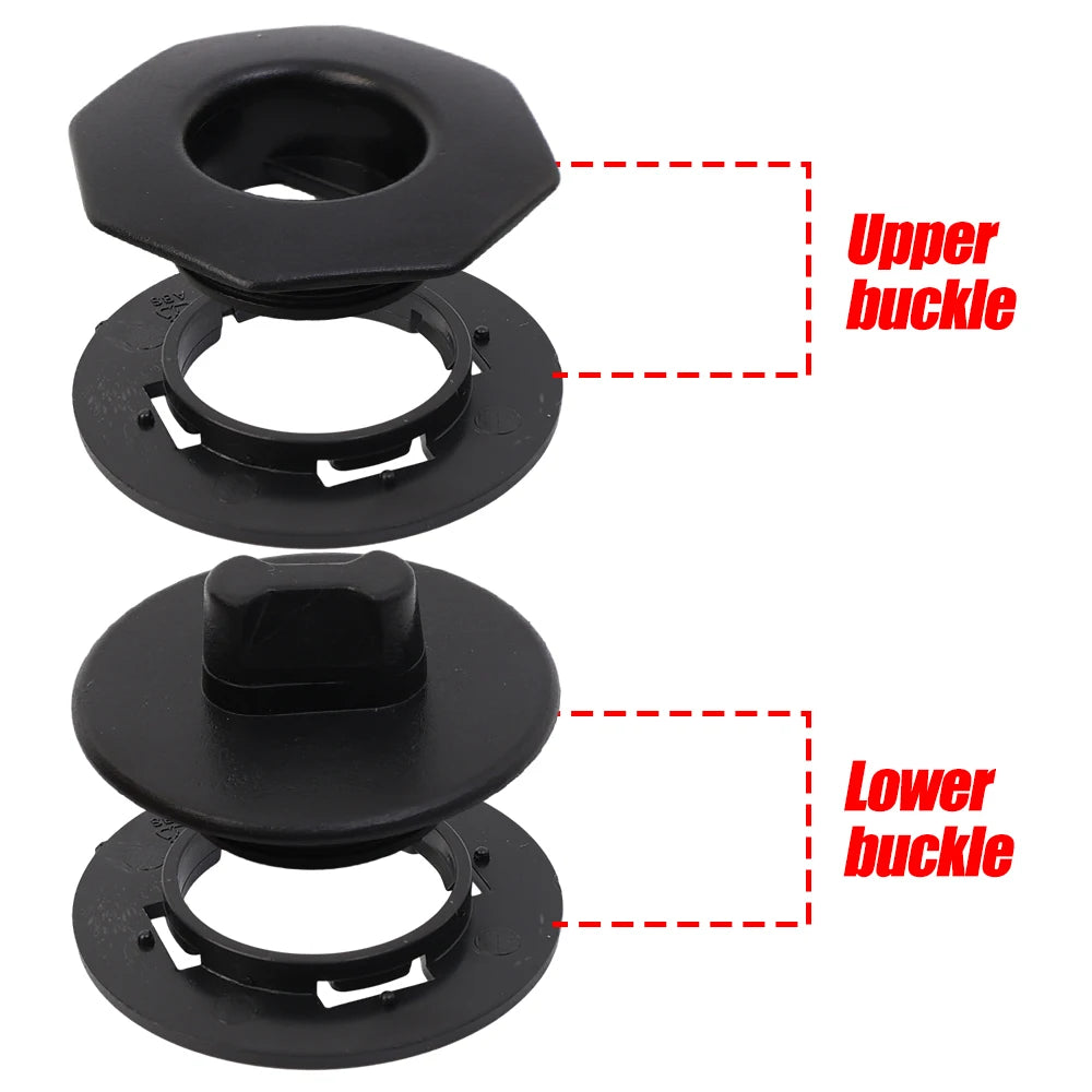 Car Floor Mat Clips Holder Grip Carpet Fixing Clamp Buckle Double Layer fFoot Pad Rotary Fastener Anti Skid Retainer Resistant