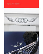 Car Decorative Wings, Three-dimensional Angel Wings Tail Stickers Metal Car Logo Personalized Decorative Car Stickers Amagi