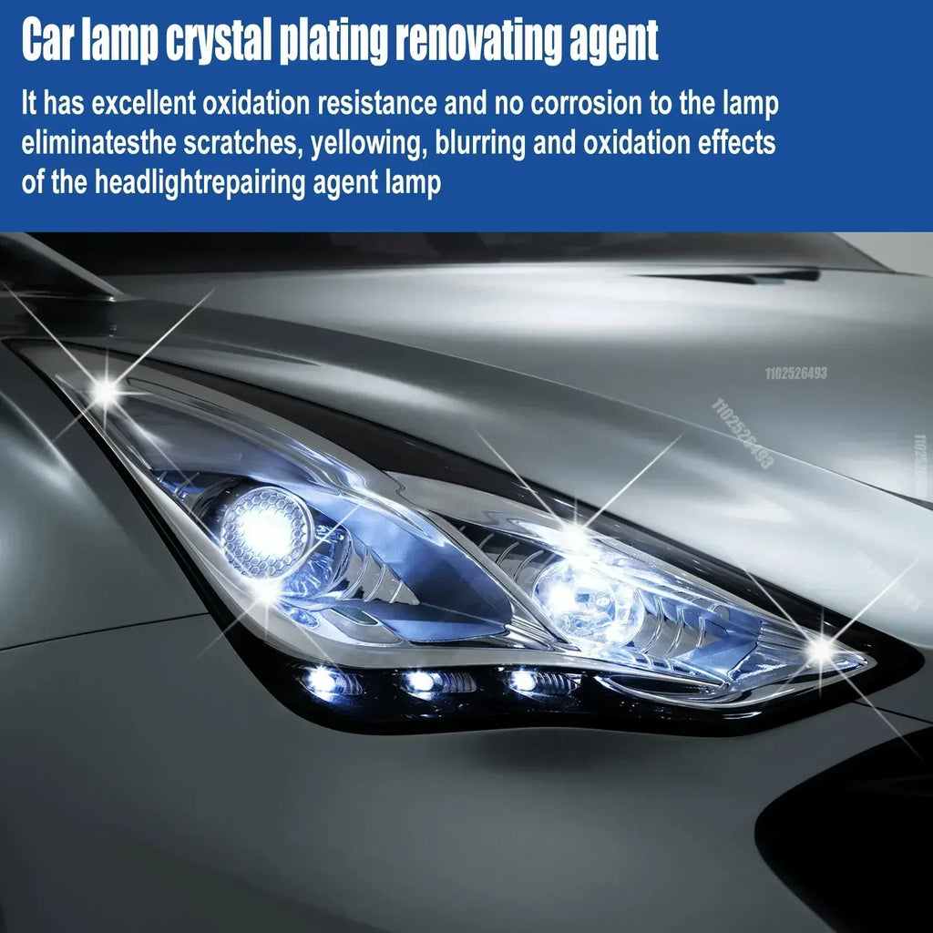 Car Headlight Restoration Crystal Oxidation Yellowing Repair Refurbishment Lens Headlight Polishing Refurbishing Kit Tools New