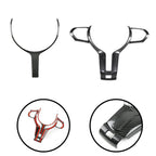 ABS Carbon Steering Wheel Cover Trim For BMW F Chassis F22 F30 F32 F10 F12 F15 Carbon Fiber Steering Wheel Lower Cover Trim