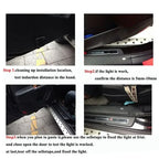 2PCS Car Door Light Welcome Lamp Wireless Projector Auto Decoration HD LED For Bat Logo Auto Accessories Amagi
