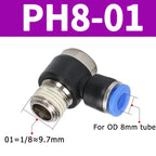 10/50/200PCS Pneumatic Straight Connector BSPT Thread, External Hex Air Hose Fitting 1/8 1/4 3/8 1/2 Inch for Air Compressor